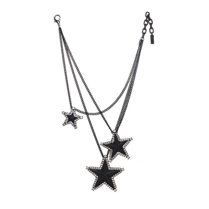 Rhinestone Cowboy Necklace in Metallic