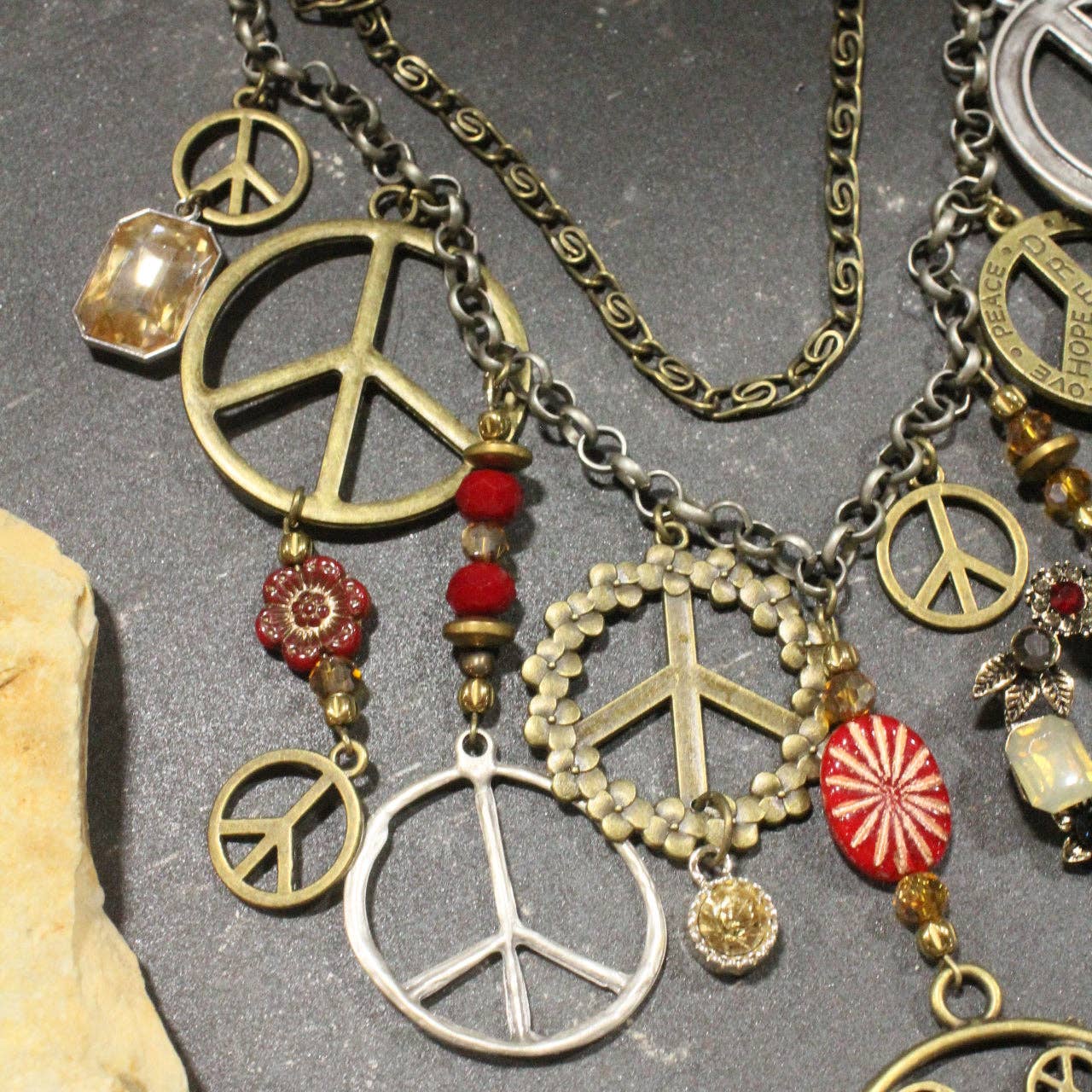 Peace & Love Charm’d Necklace