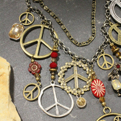 Peace & Love Charm’d Necklace