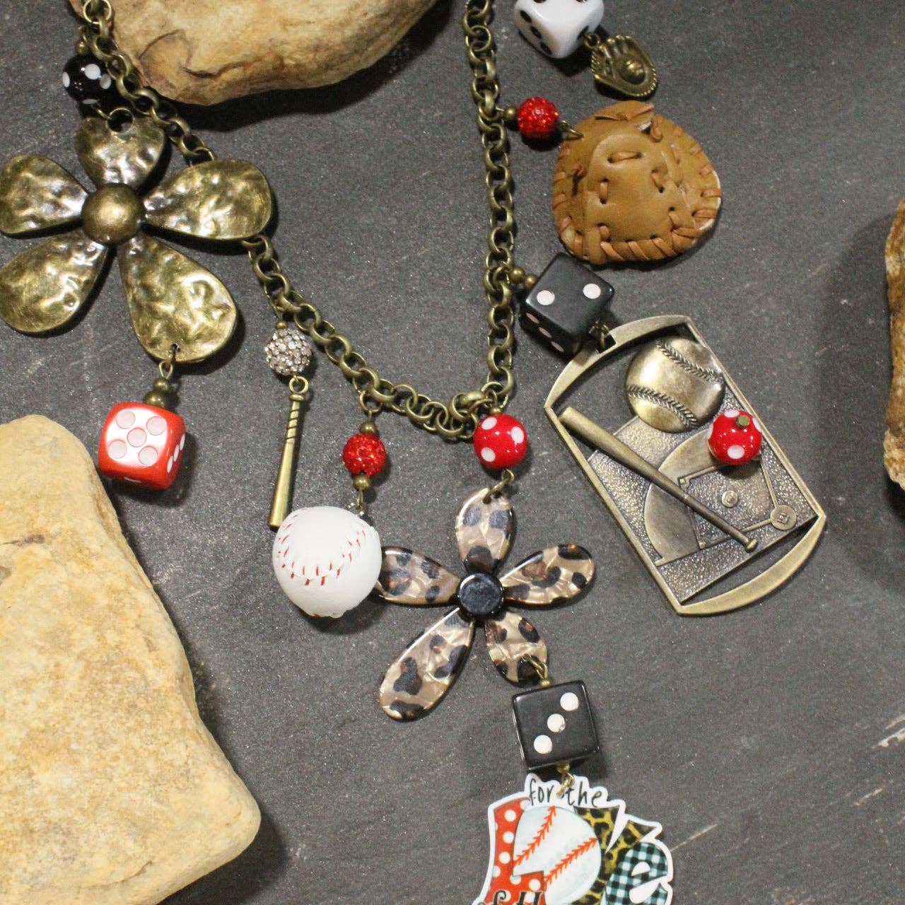 For The Love Of The Game Charm'd Necklace