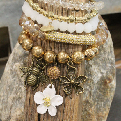 Dazzling Bee Bracelet Set