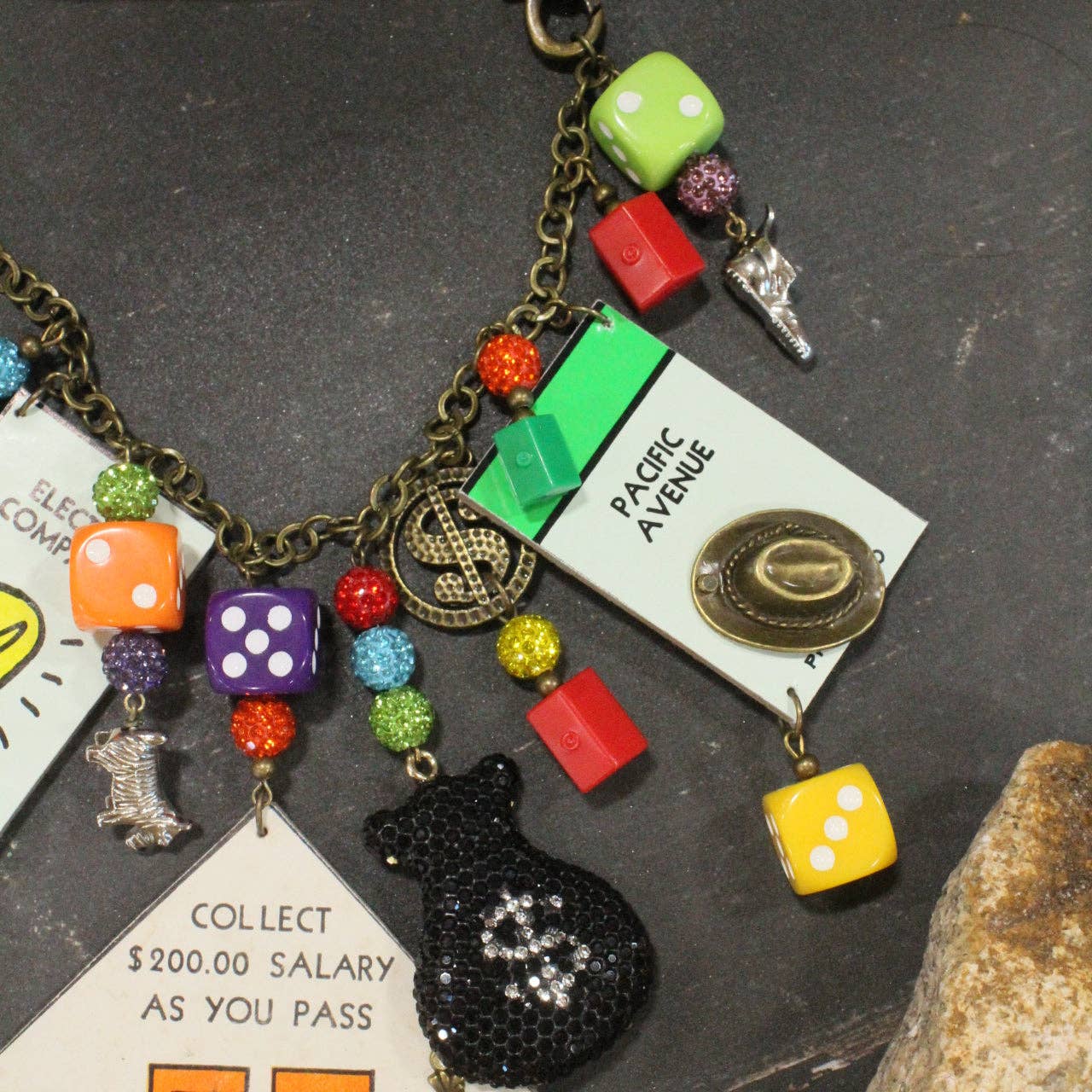 Go to Jail Monopoly Charm’d Necklace