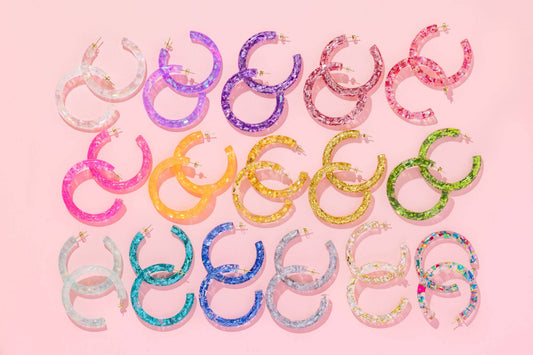 Confetti Hoop Earring Assortment