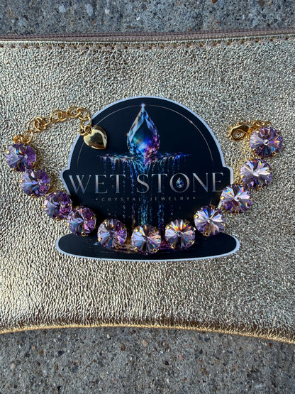 WETSTONE: Purple Crystal Majesty Bracelet