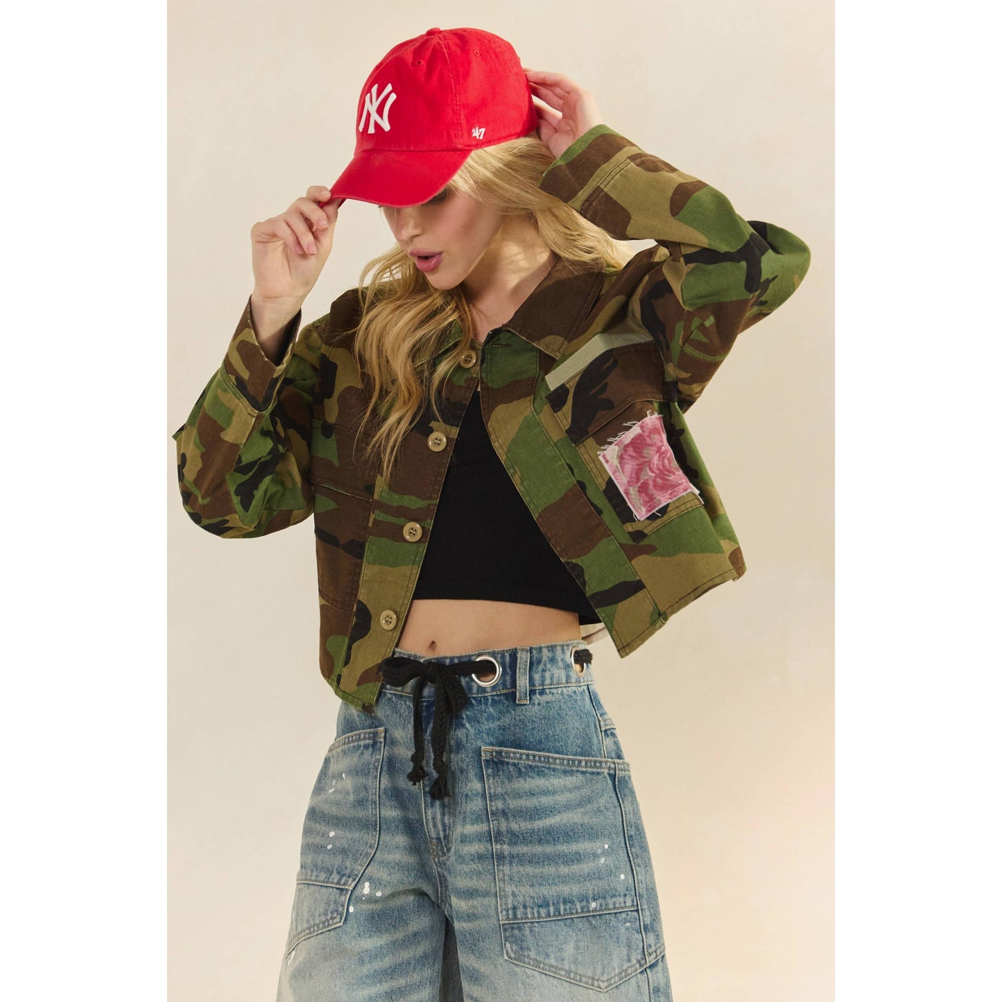 Camo Contrast Jacket