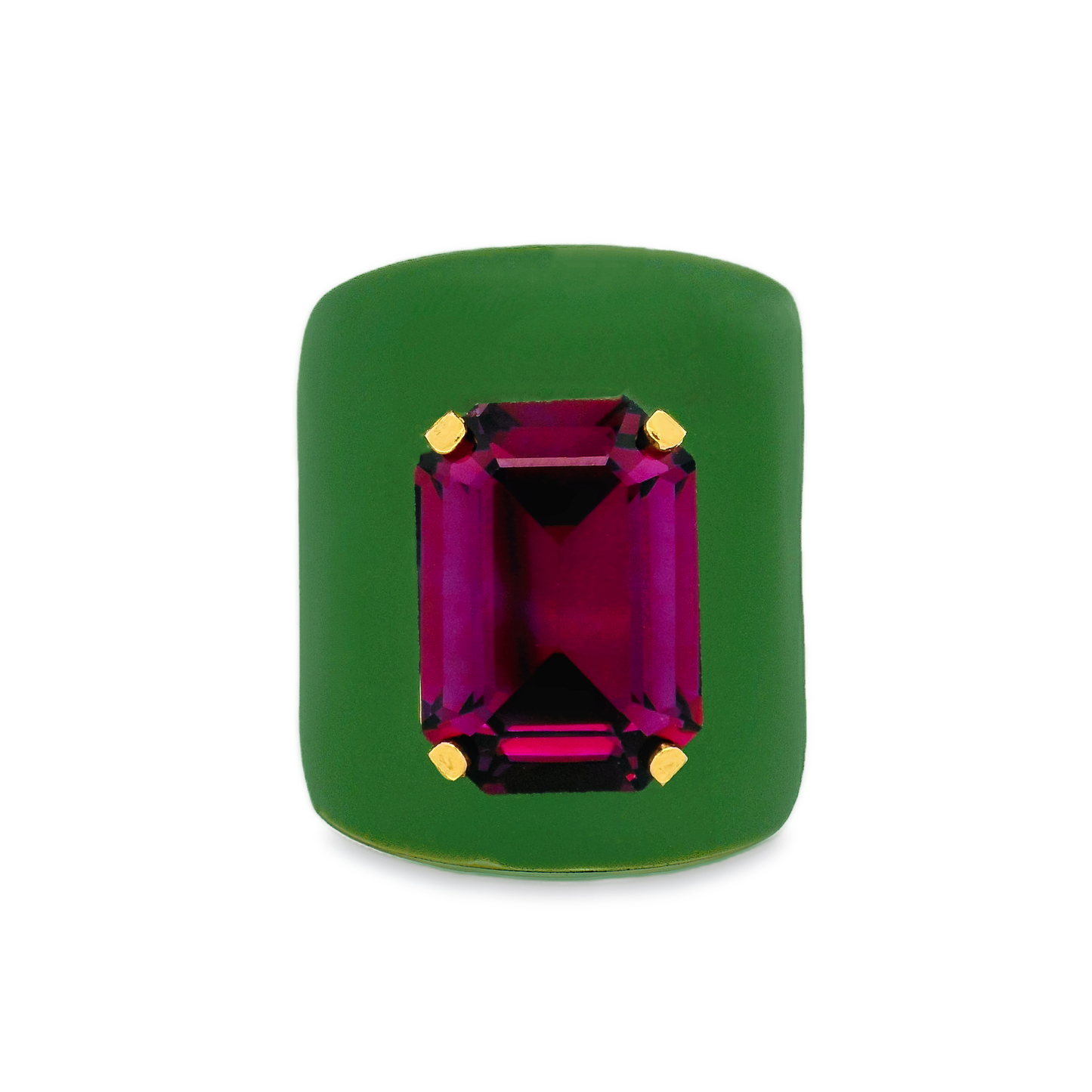 Mini Roddy Ring in Enamel Midnight Express