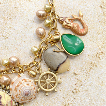 Vintage Mermaids Charm Necklace