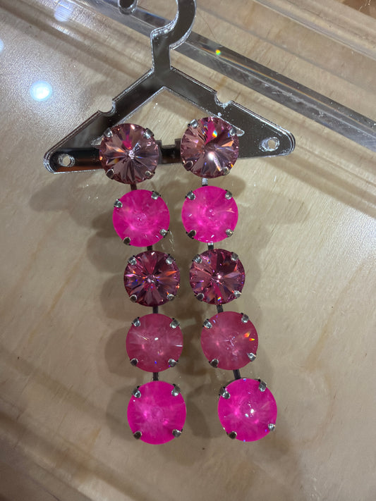 WETSTONE: SHOWGIRL 5- Drop Earrings