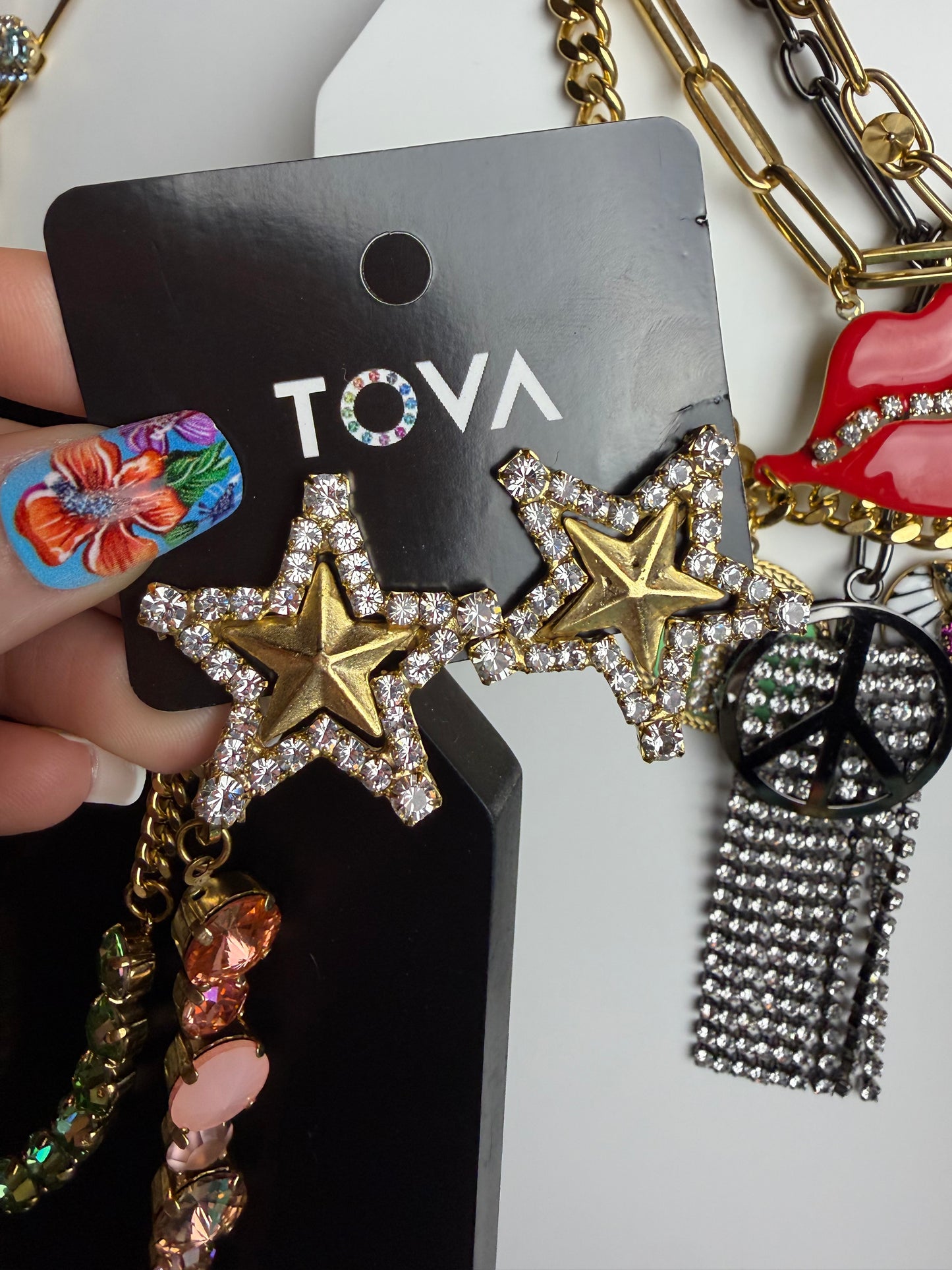 SUPER STAR STUDS IN ANTIQUE GOLD