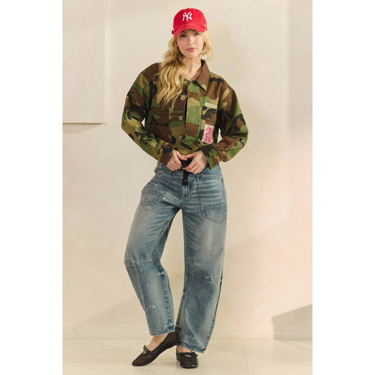 Camo Contrast Jacket