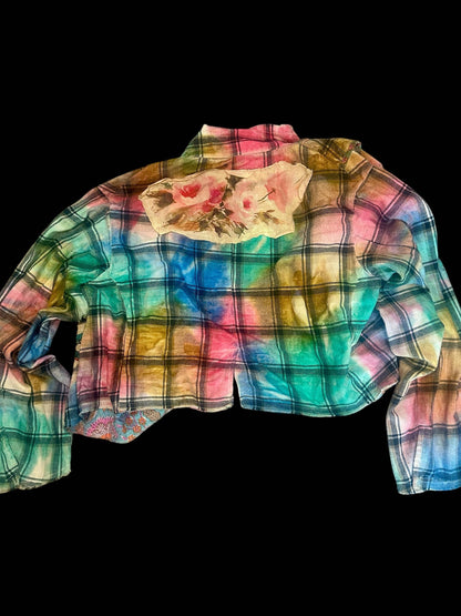 Rose Plaid Jacket