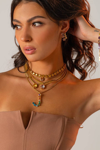 Monogram in Colors Necklace