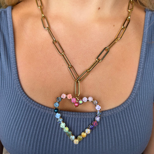 POP Heart Necklace in Fairy Dust