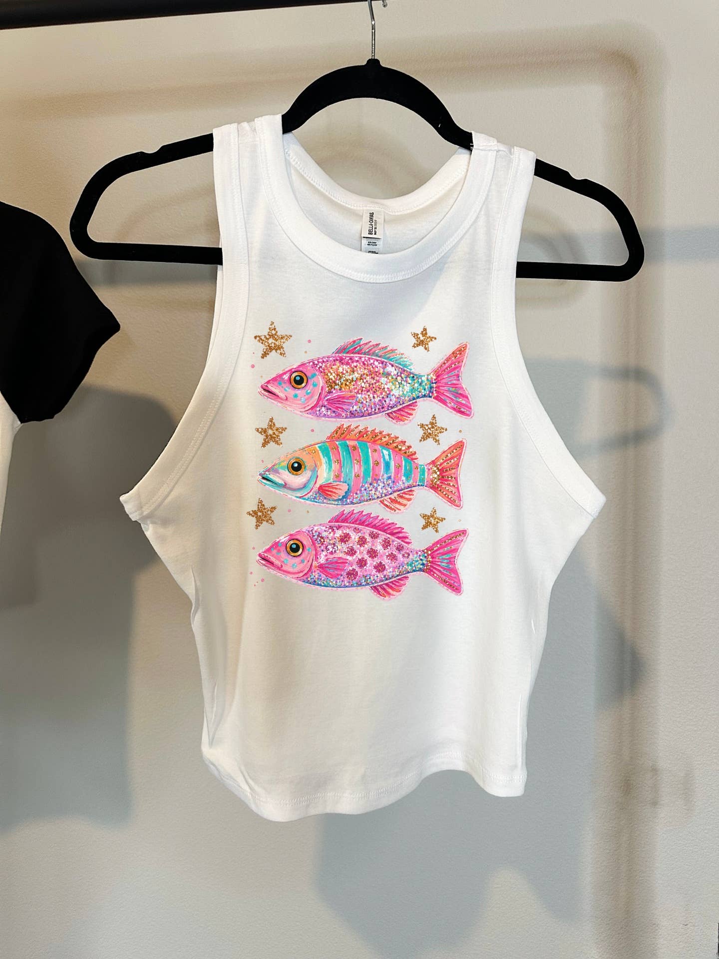 Glitter Fish Cropped Tank