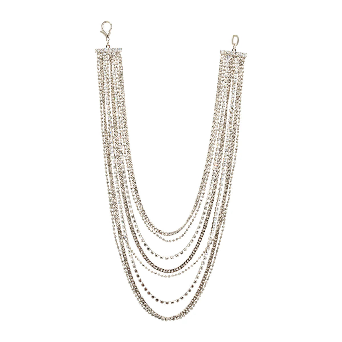 WENDY SHORT NECKLACE IN SILVER