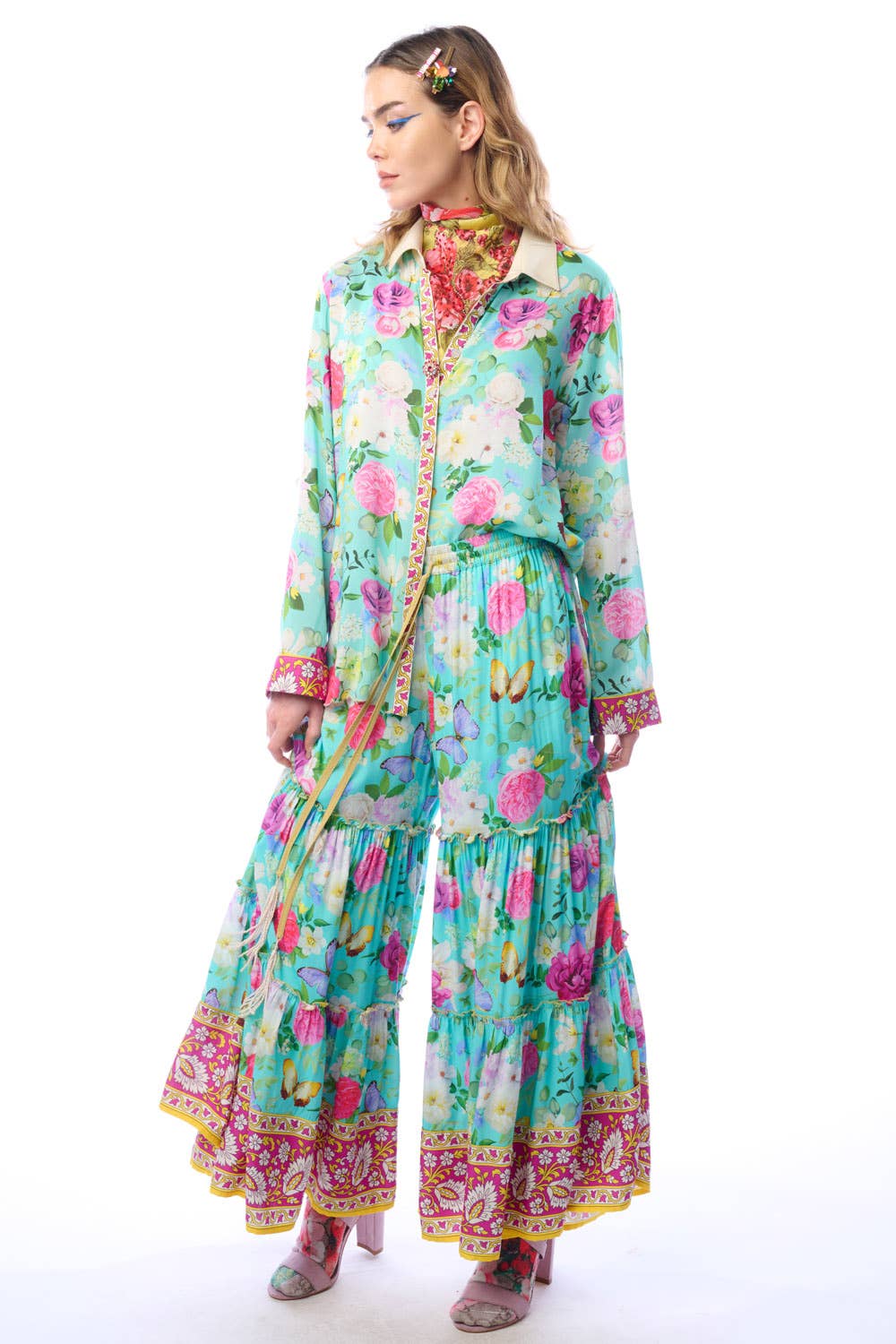 Serenity Springs Tiered Pants