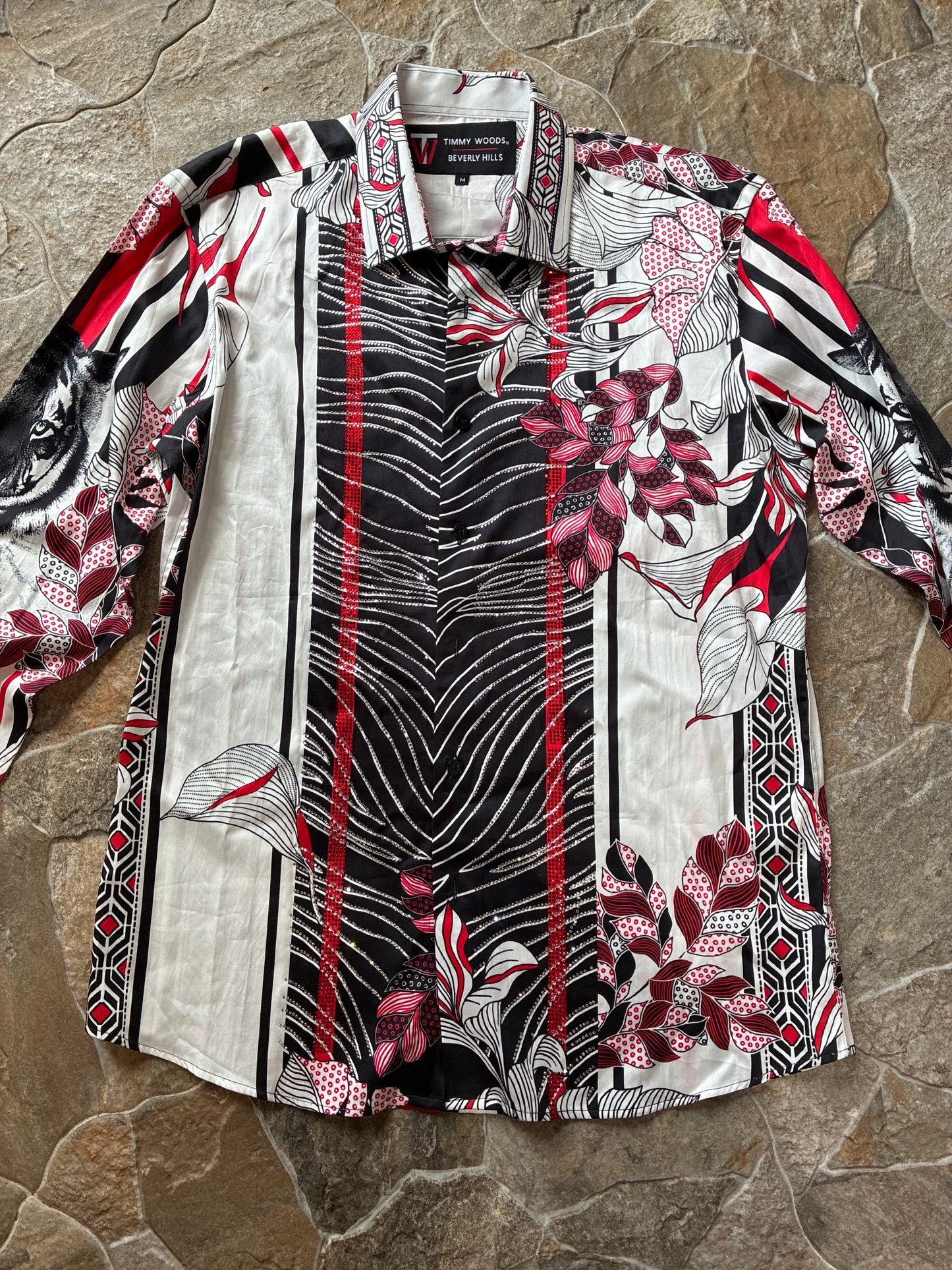 Tiger Lily Button Down Top
