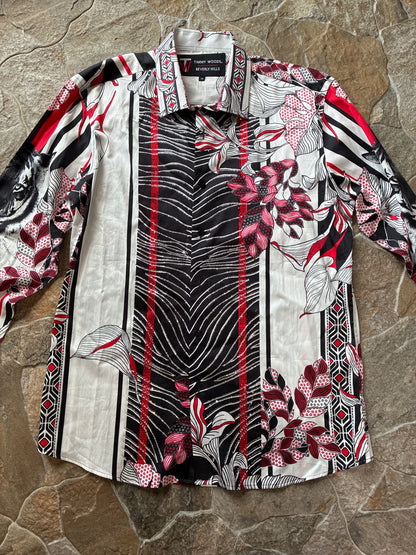 Tiger Lily Button Down Top