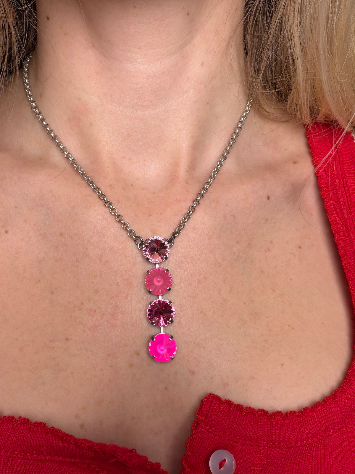 WETSTONE: Showgirl Noir Drop Necklace