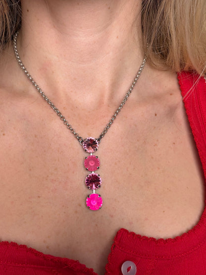 WETSTONE: Showgirl Noir Drop Necklace