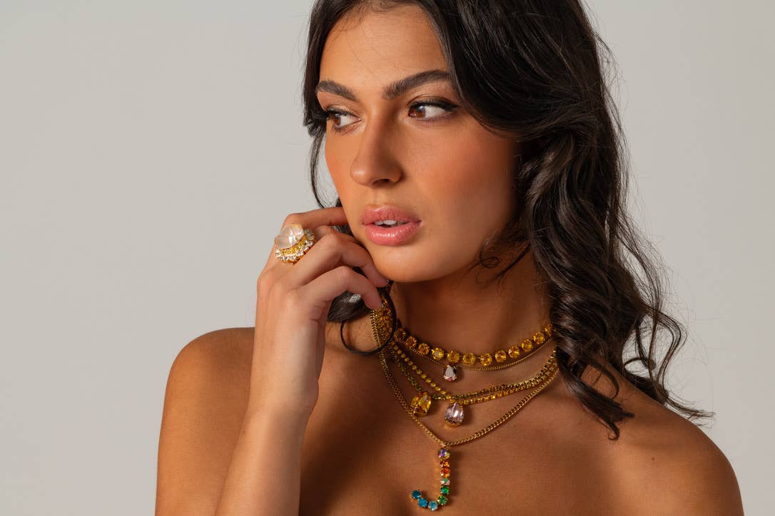Monogram in Colors Necklace