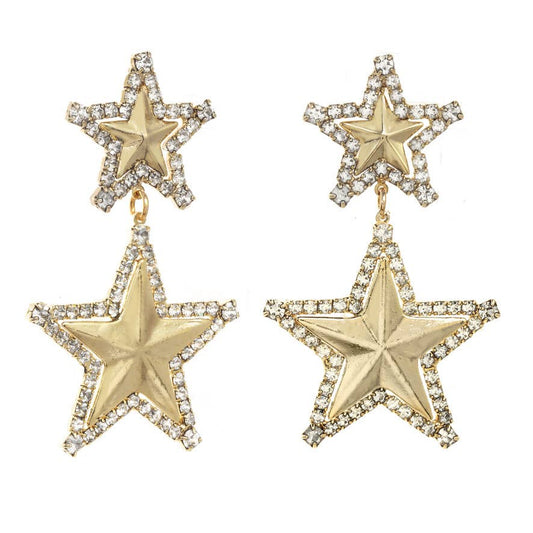 RHINESTONE COWBOY EARRINGS