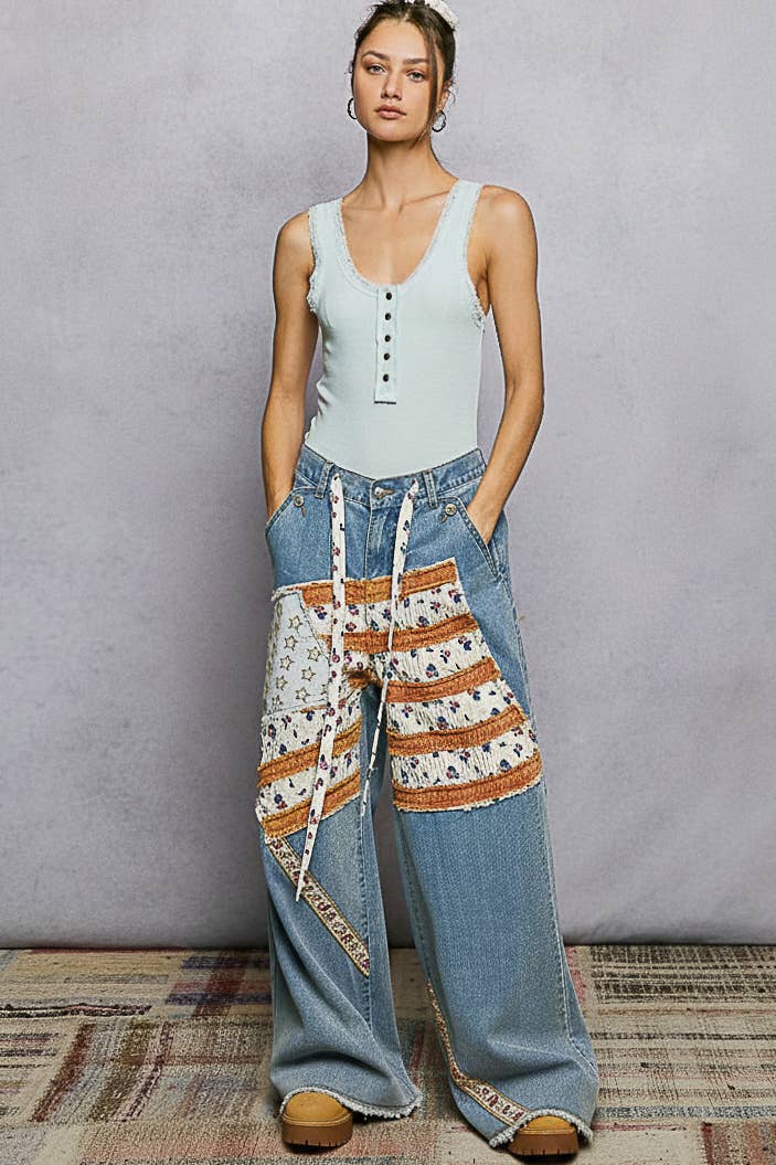 Lace Trim Knit Tank Top