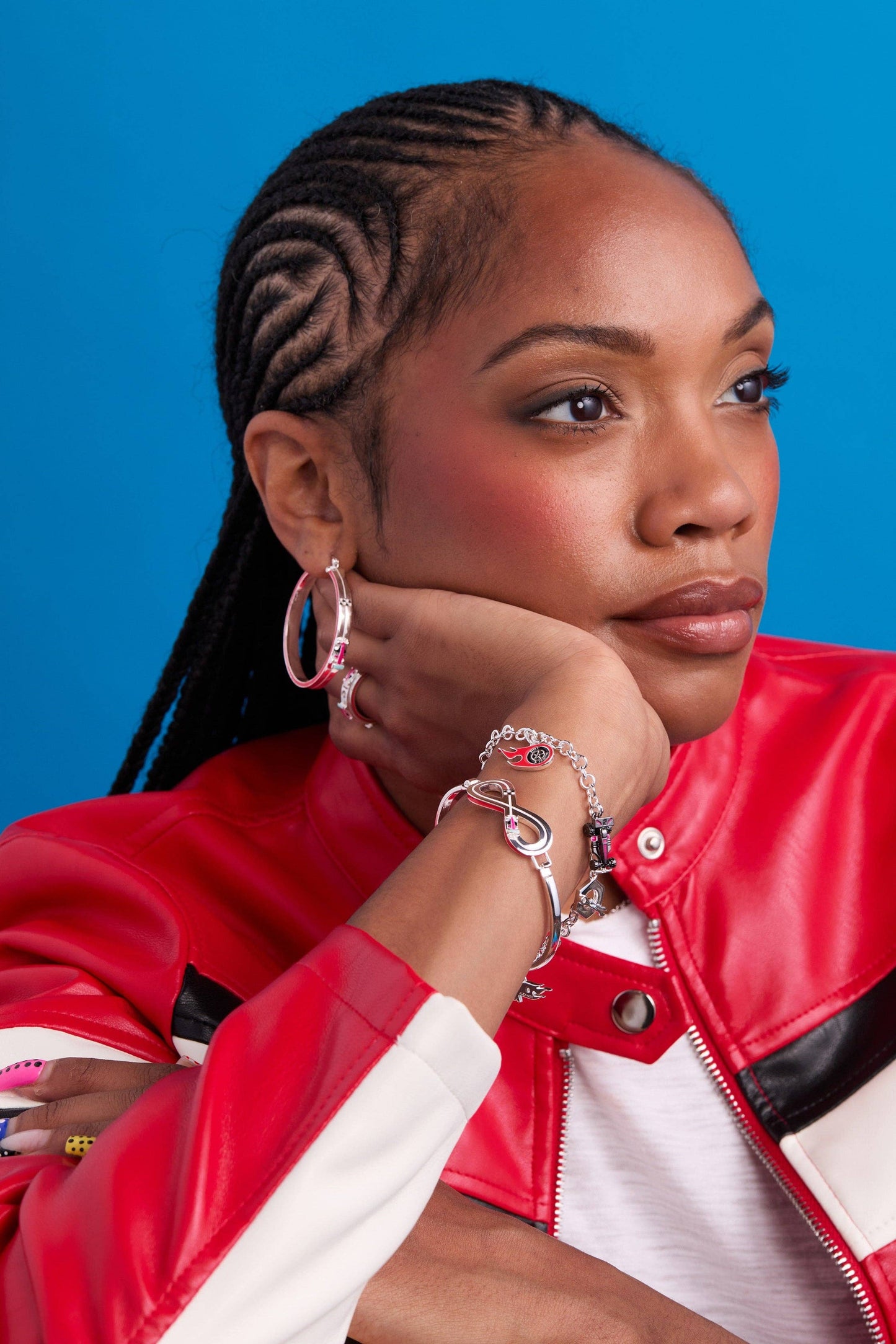 Hot Wheels™ Racecar Hoop Earrings