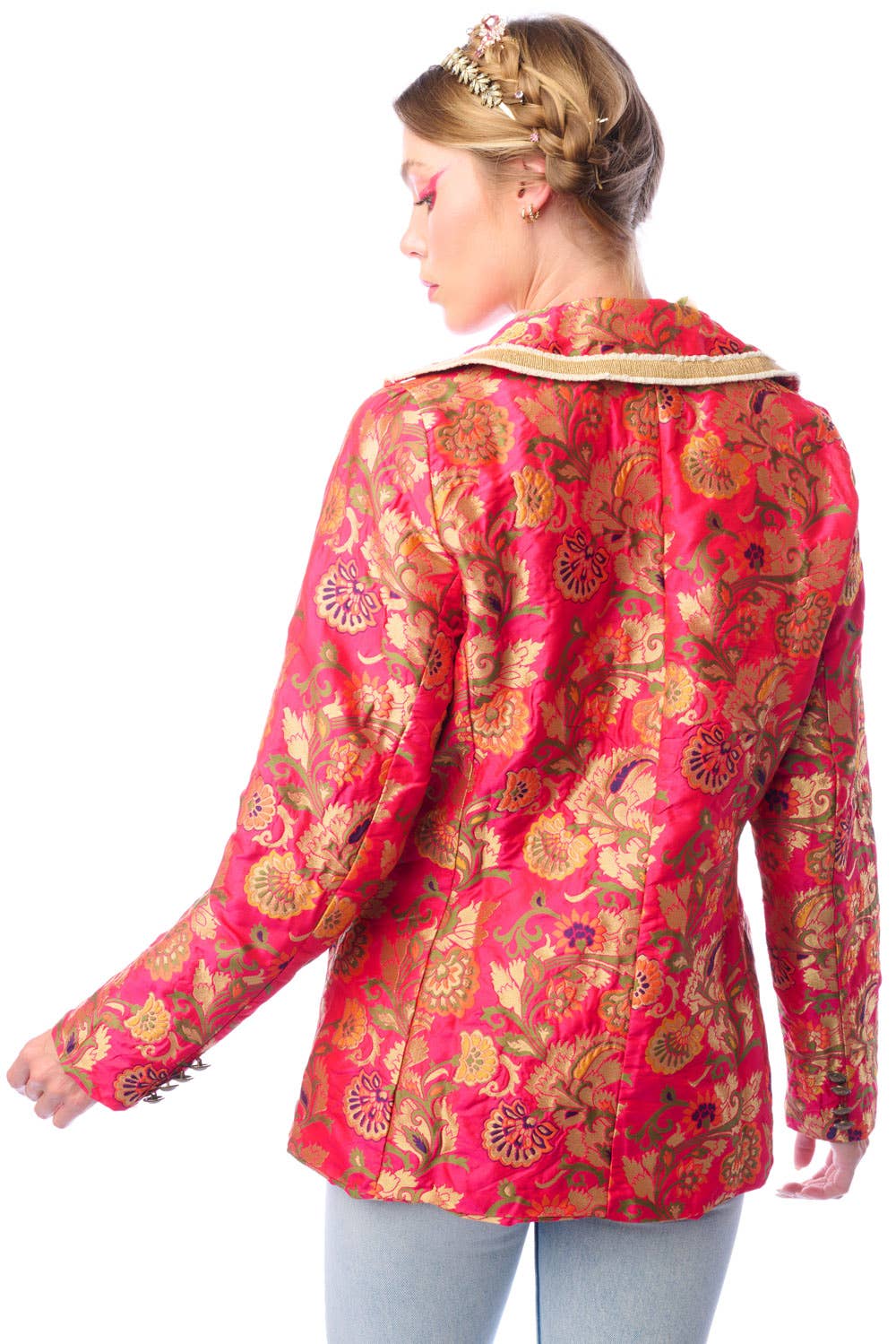 Renaissance Silk Jacquard Blazer/Jacket