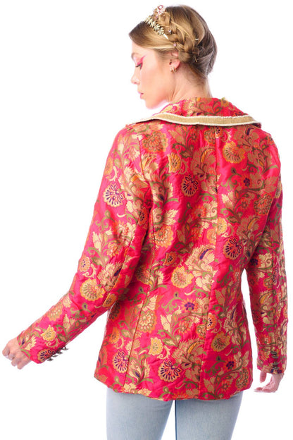Renaissance Silk Jacquard Blazer/Jacket
