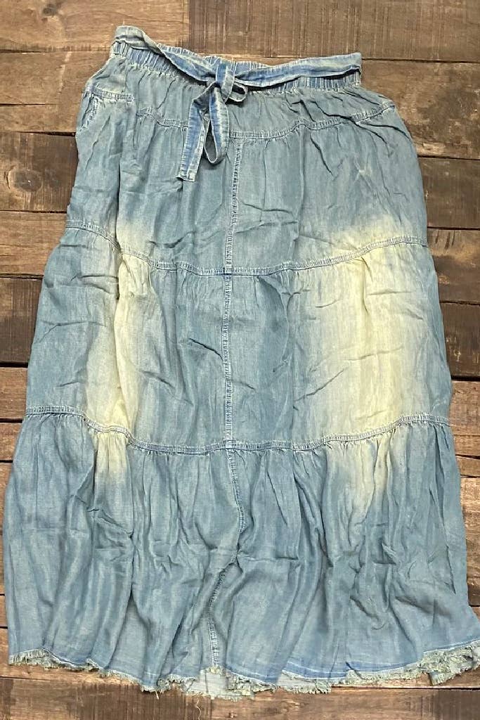 Drift Away Denim Skirt
