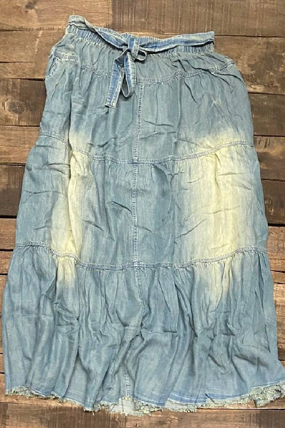 Drift Away Denim Skirt