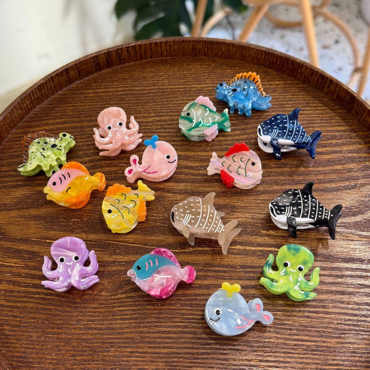 MINI OCTOPUS DOLPHIN WHALE HAIR CLIP