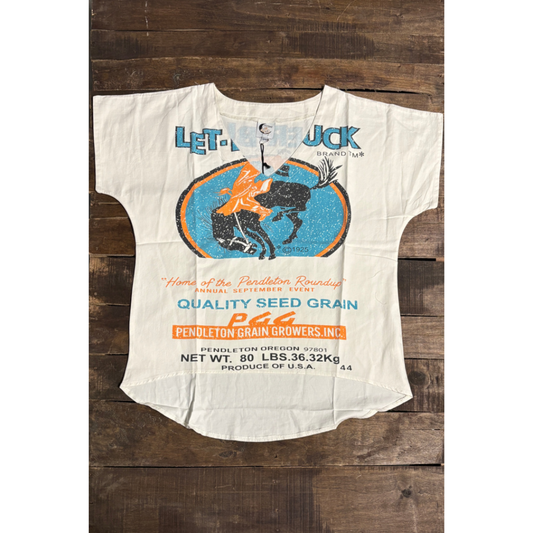 Seasons Best T-Shirt Top - Let Er Buck