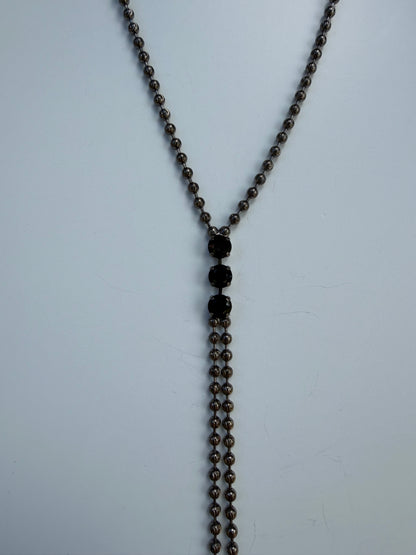 WETSTONE: Black Tadpole Necklace