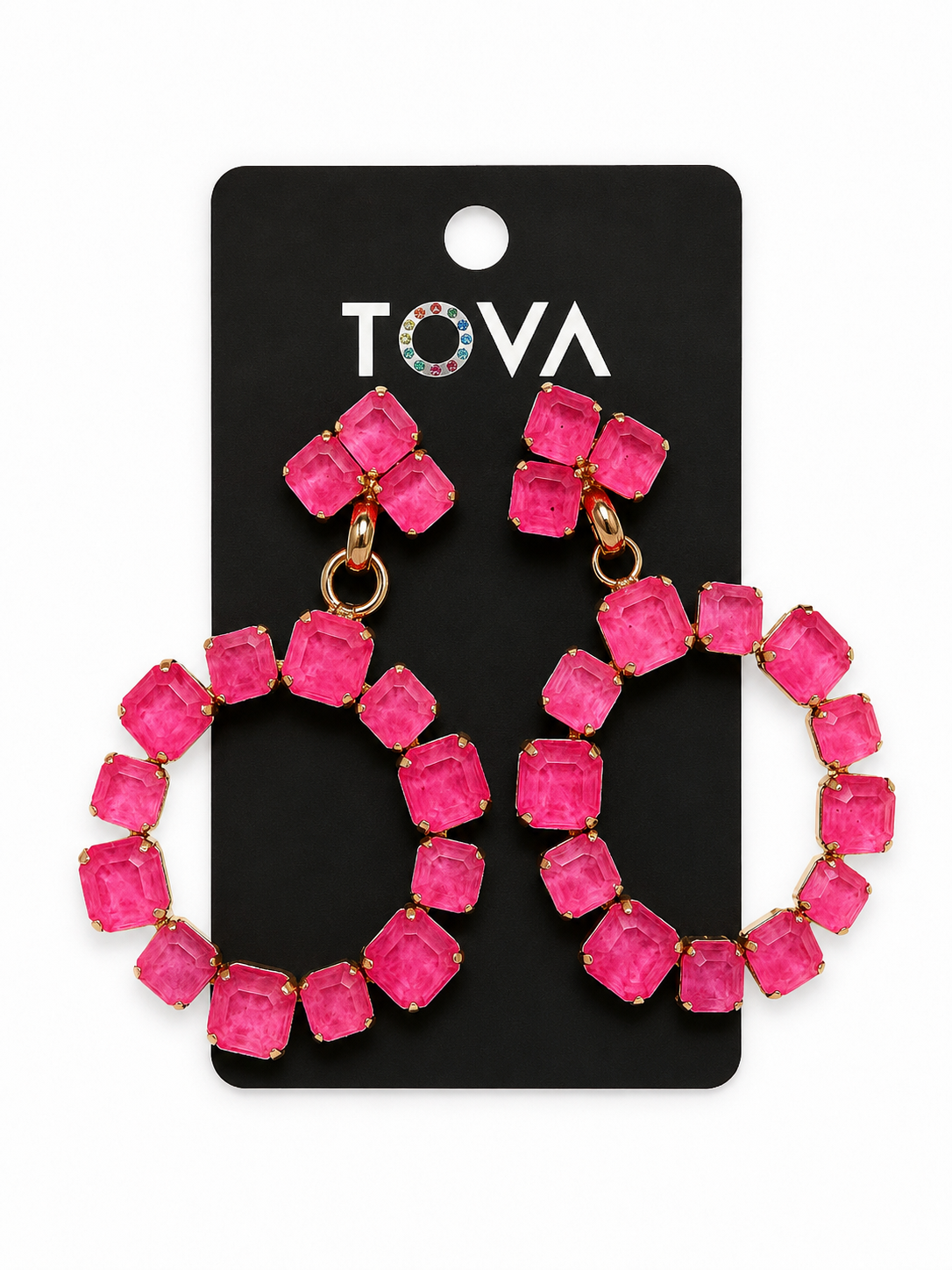 LIBBY JADIA EARRINGS IN ULTRA FUSCHIA