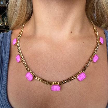 ALICE NECKLACE IN ULTRA ORCHID