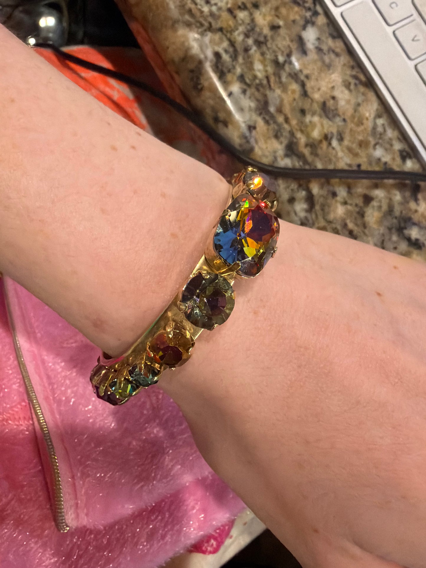 LAURA CUFF IN AQUA VERDE