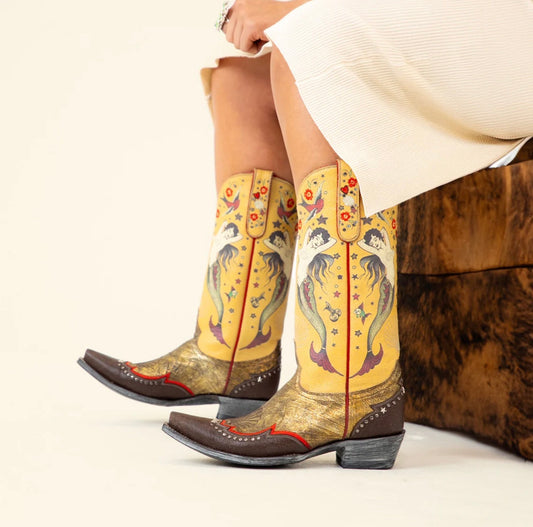 Coraline 13in Gold and Black Mermaid Old Gringo