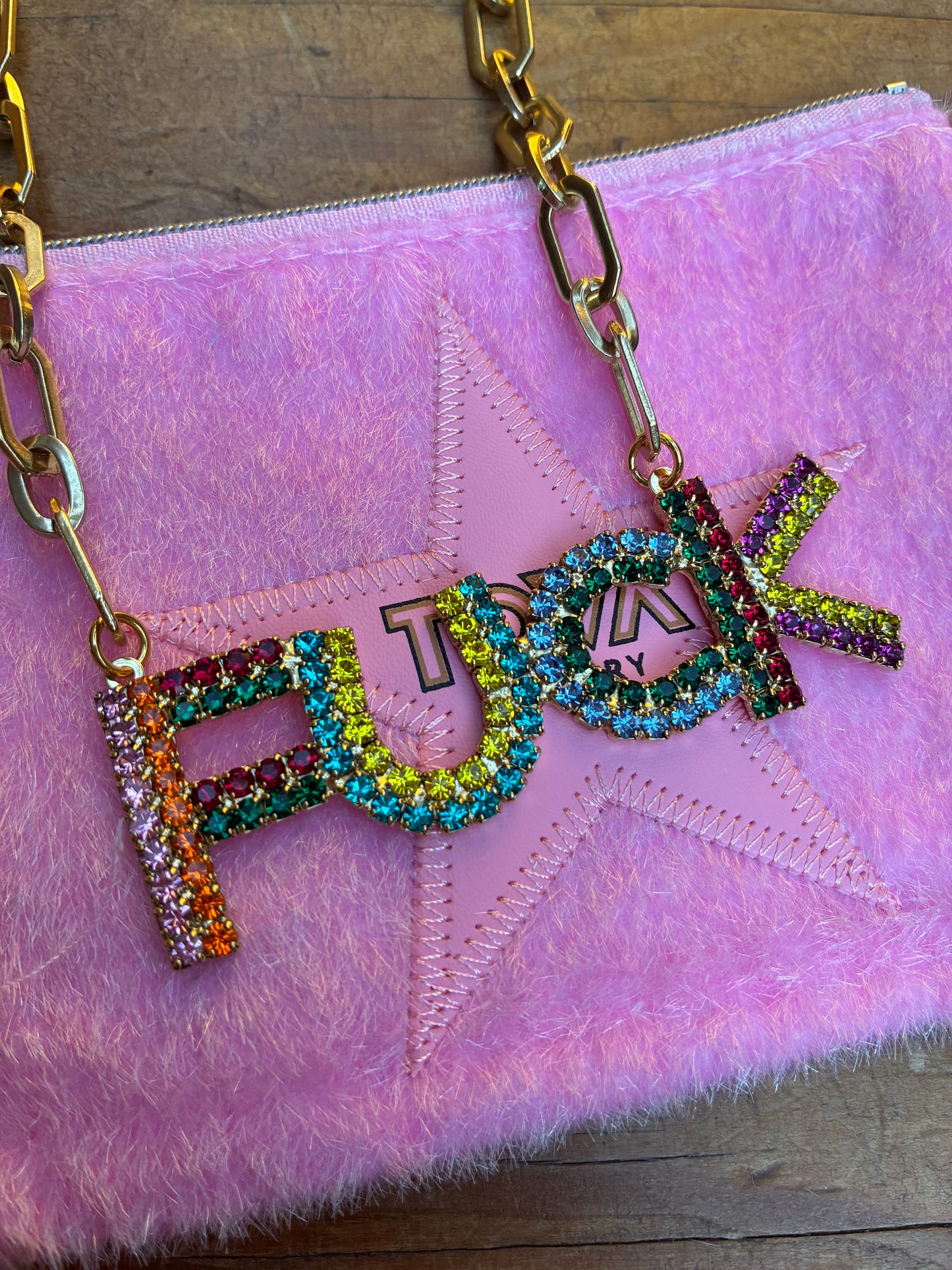 FU Gold Rainbow Necklace