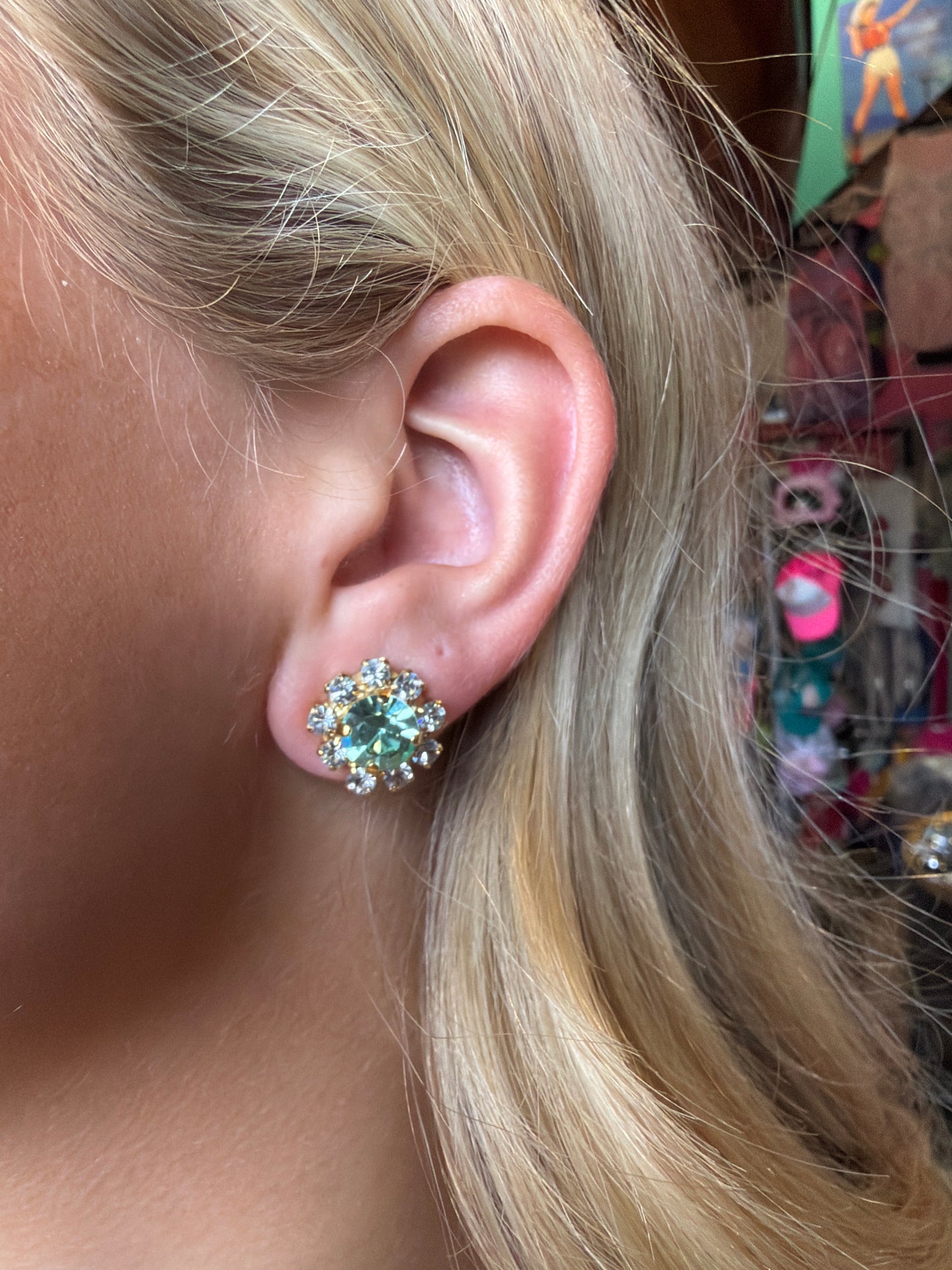 CHRYSOLITE DAISY MAE EARRINGS