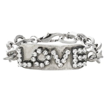 Silver Love ID Bracelet