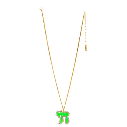 Neon Chai Necklace
