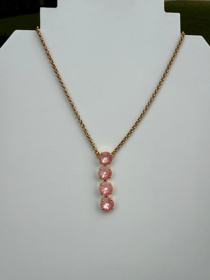 WETSTONE: Flamingo Noir Drop Necklace