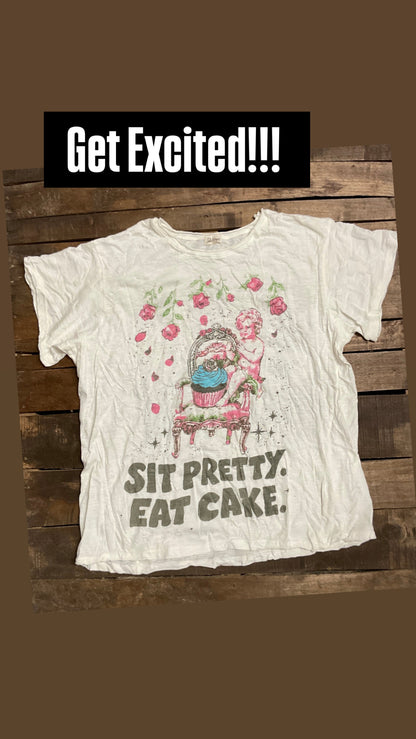 EAT CAKE  HOUSE OF JADED T-SHIRT