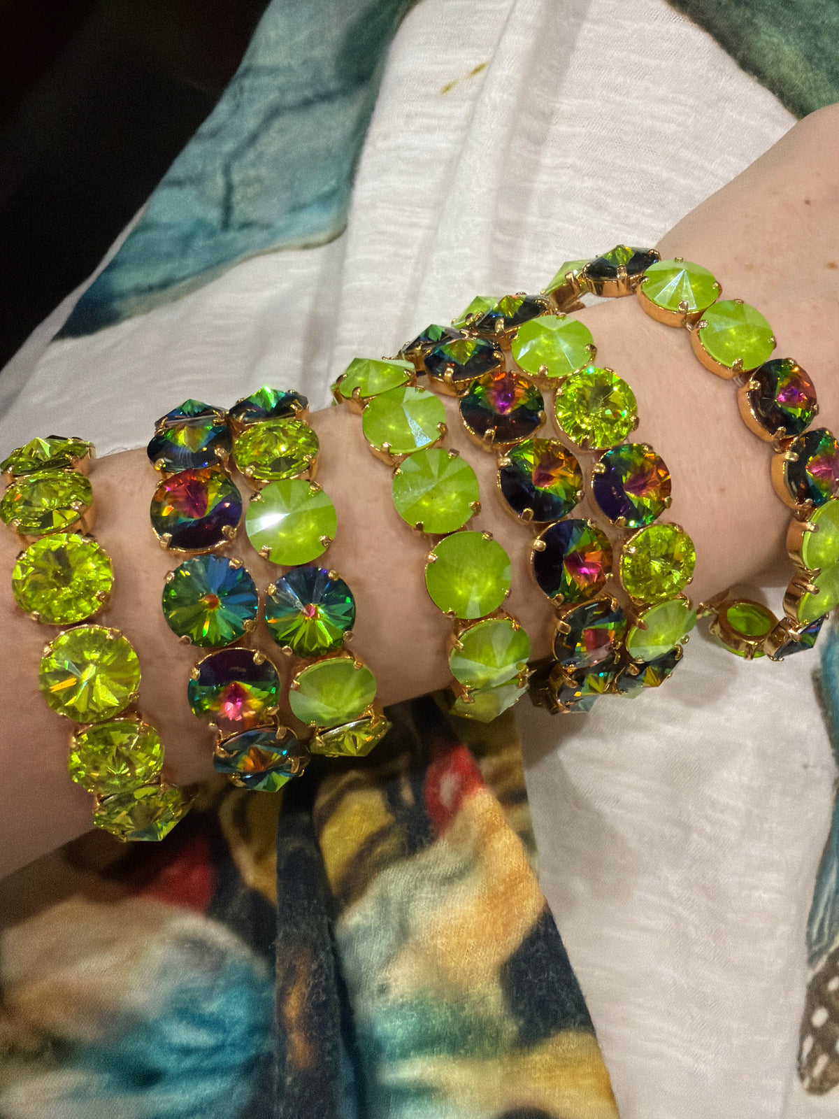 WETSTONE: LILYPAD LAGOON Stretch Bracelet