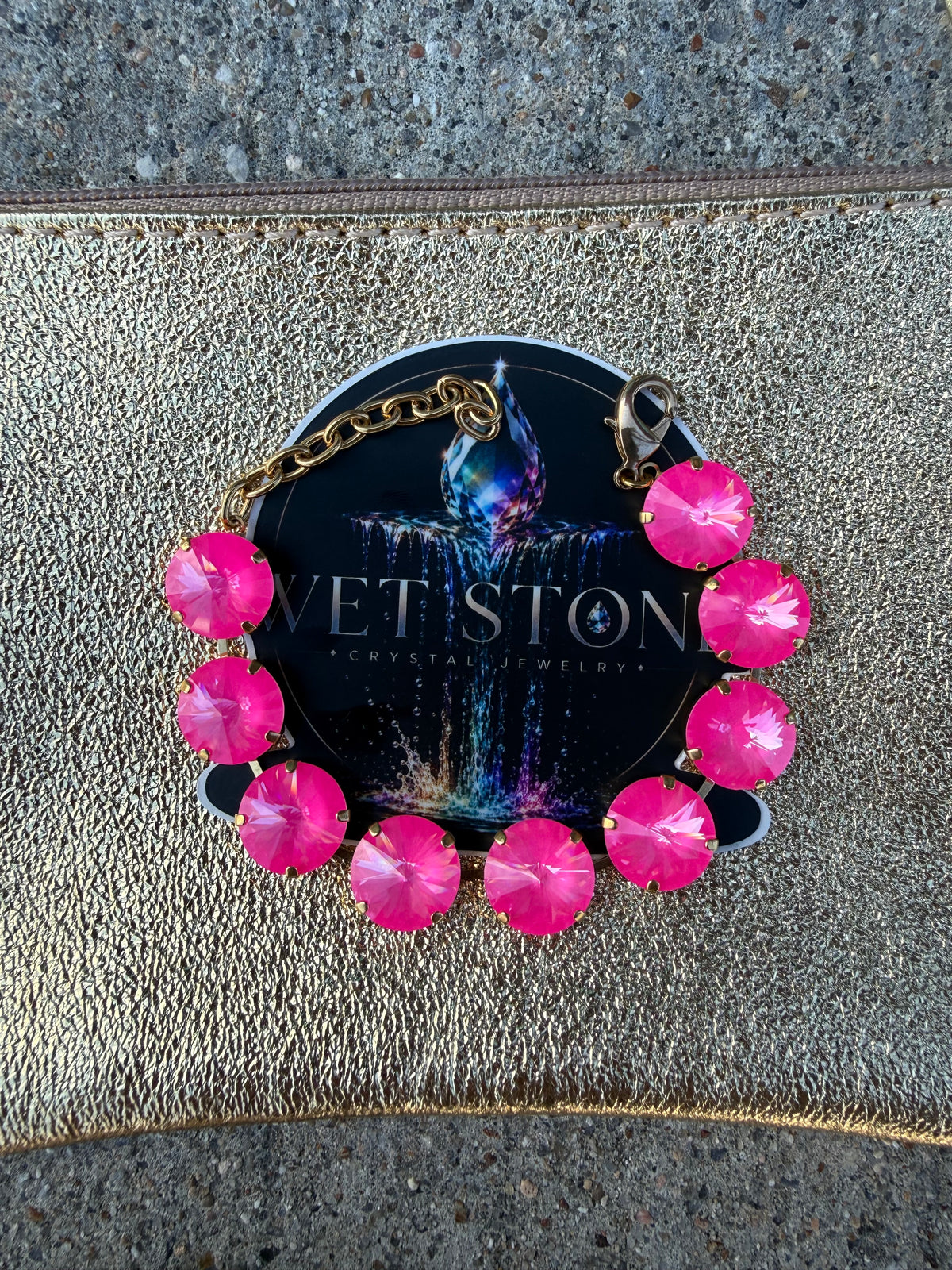 WETSTONE: Bubblegum Pink Majesty Bracelet