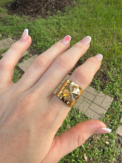 WETSTONE: Golden Shadow Toadie Ring