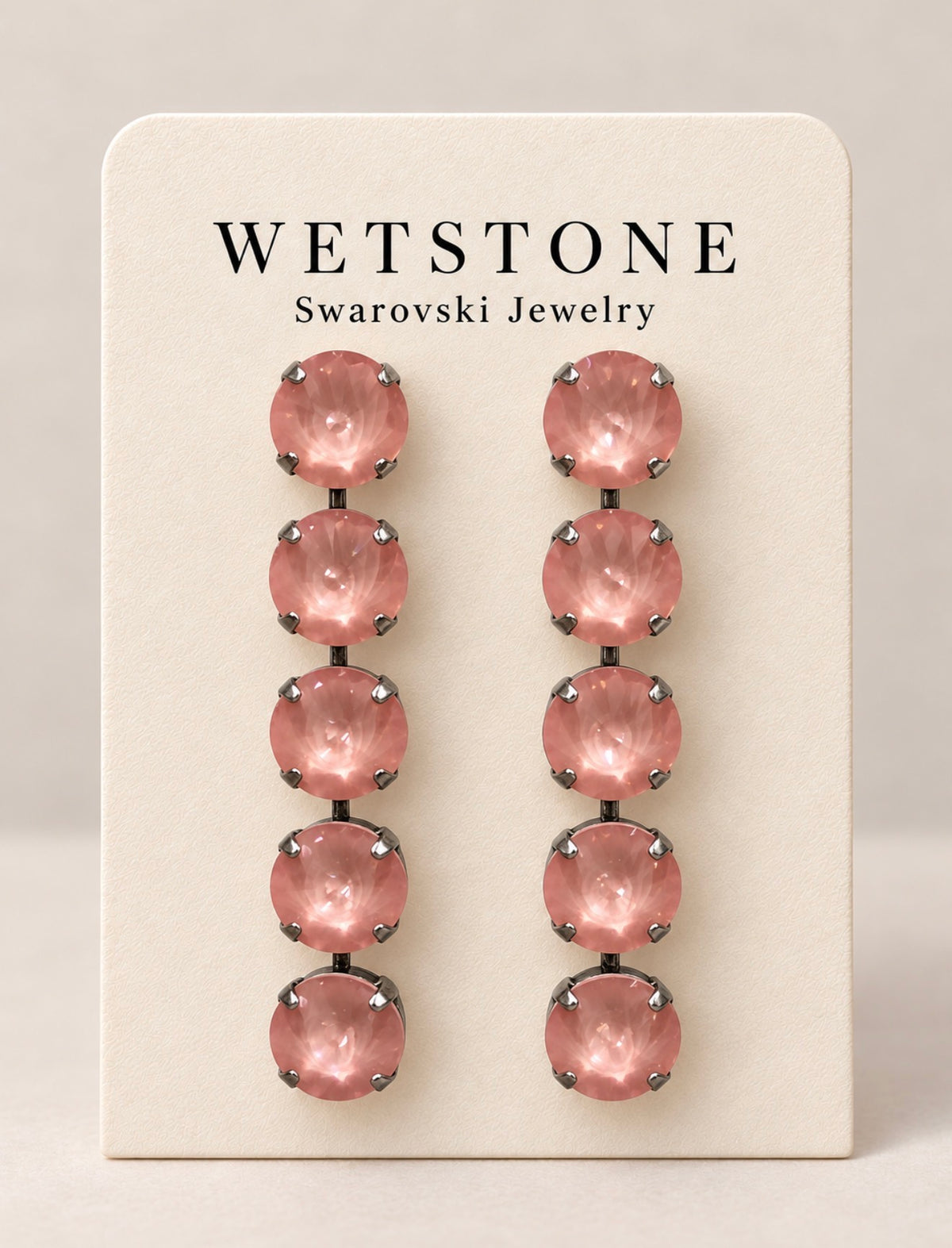 WETSTONE: Flamingo 5- Drop Earrings