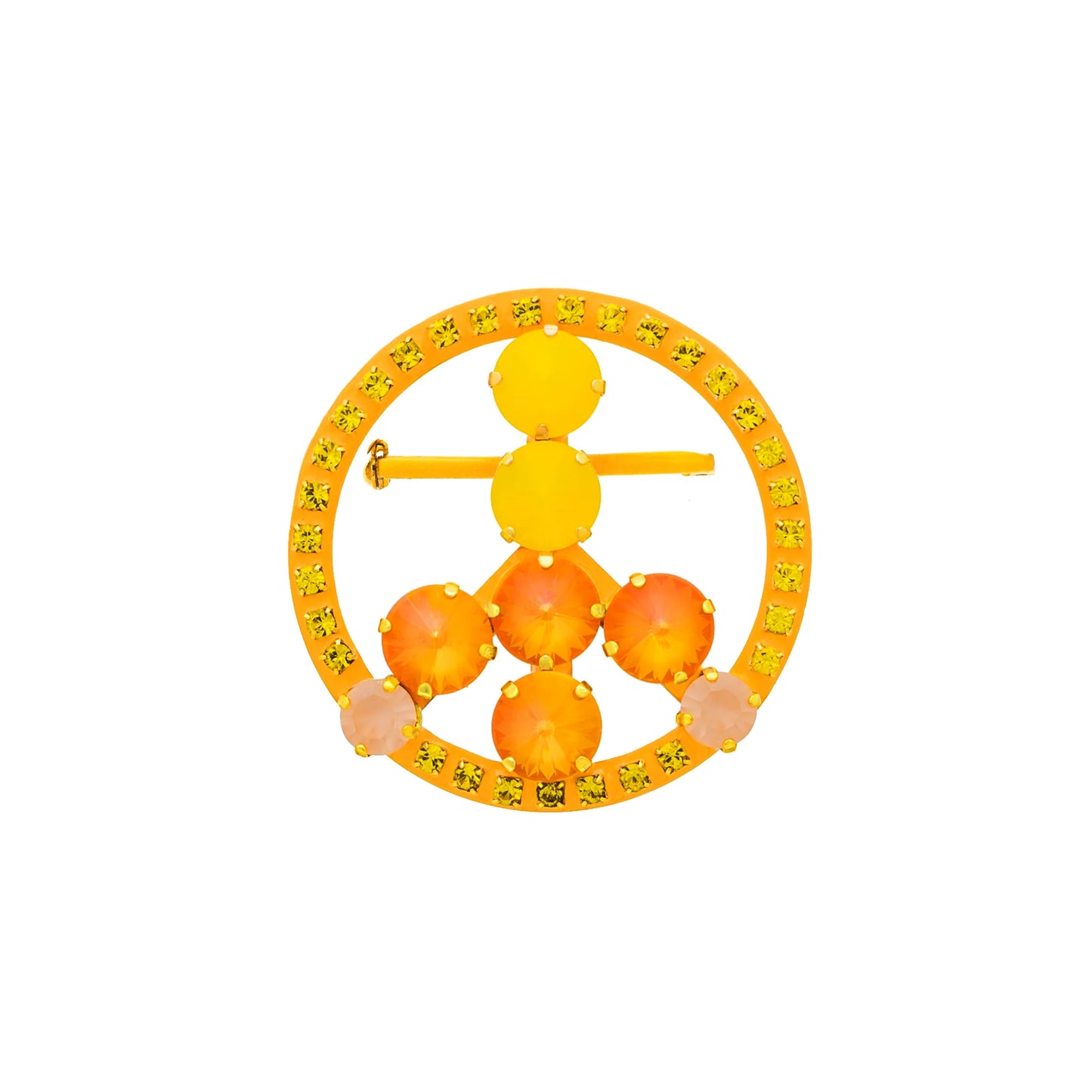 Oliver Peace Sign Brooche